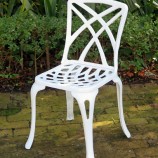 Swish side chair white