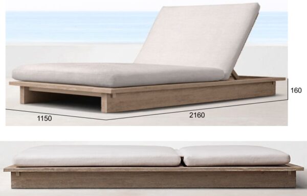 Silver Lakes Lounger - Image 2